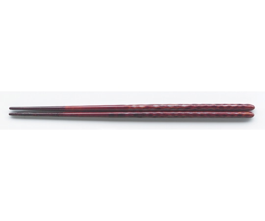 福井クラフト PBT22.5cm 細身ノミ彫丸箸 チーク 90031987 1個（ご注文単位1個）【直送品】