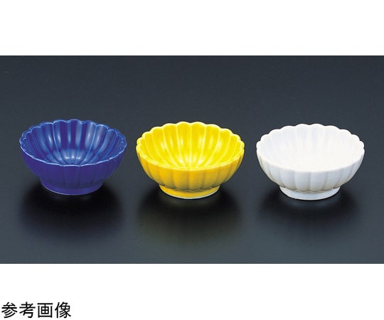 福井クラフト ABS菊型珍味(中)ルリ φ80 83160180 1個（ご注文単位1個）【直送品】