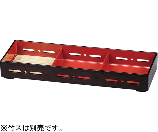 福井クラフト 尺3 大寿透かし三ッ親 溜内朱 70011300 1個(ご注文単位1個)【直送品】