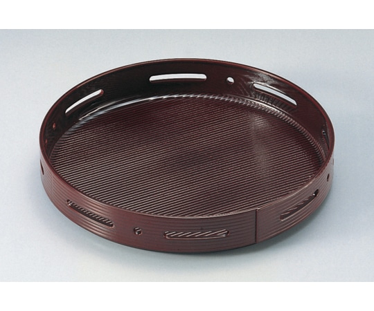 福井クラフト 7.5寸 丸すかし盛器 溜 51306140 1個(ご注文単位1個)【直送品】