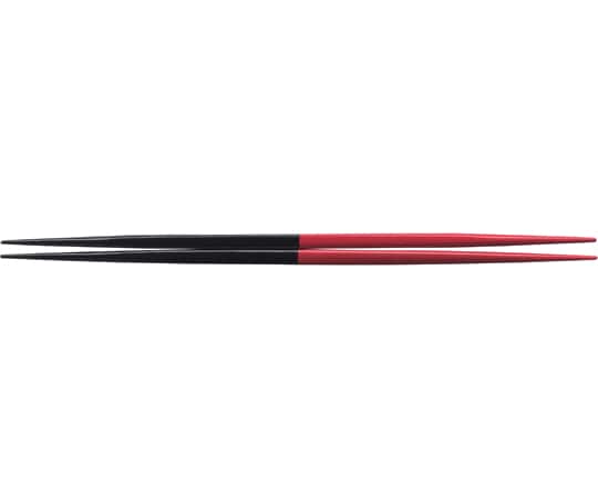 福井クラフト PBT22.5cm 舞妓箸 朱黒市松 90022836 1個(ご注文単位1個)【直送品】