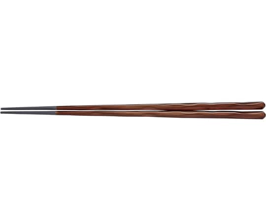 福井クラフト PBT23.5cm 細六角一刀彫箸 ブロンズ塗 60003640 1個（ご注文単位1個）【直送品】