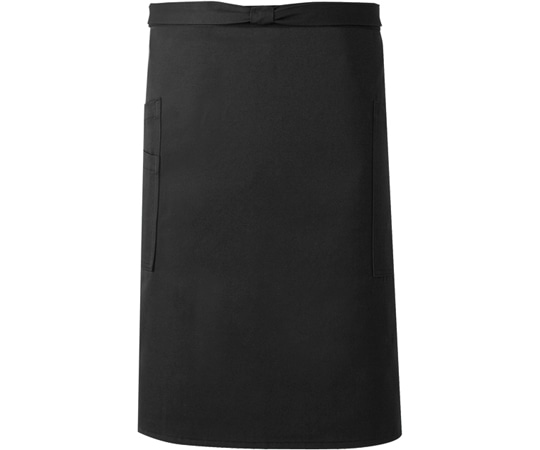 興栄繊商 ミドルエプロン ペン差付 ブラック フリー ET600 1枚(ご注文単位1枚)【直送品】