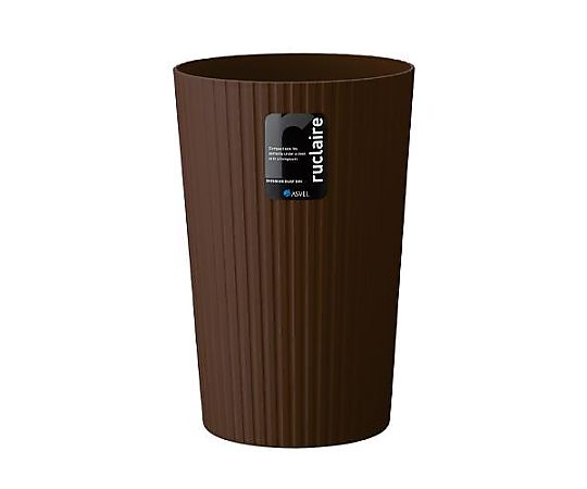 アズワン φ195x280mm/6L ダストボックス(丸型/茶/6個) EA995AA-602 1セット(ご注文単位1セット)【直送品】