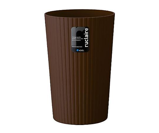アズワン φ225x340mm/10L ダストボックス(丸型/茶/6個) EA995AA-604 1セット(ご注文単位1セット)【直送品】