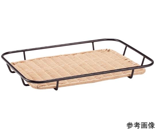 アズワン テーパー枠付すのこブラック(ナチュラル)600×405×44mm(60型) DS502-60-NA 1個（ご注文単位1個）【直送品】