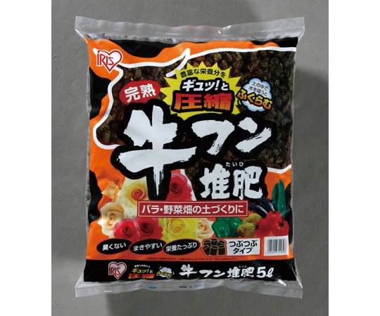 アイリスオーヤマ ペレット牛ふん堆肥 5L 1個(ご注文単位1個)【直送品】