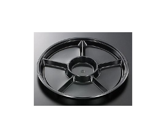 中央化学 オードブル容器 HSPD 丸35-6 BK 身 160枚 84293 1ケース(ご注文単位1ケース)【直送品】