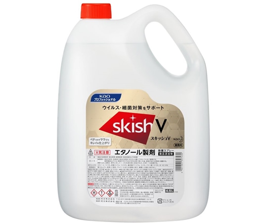 花王 スキッシュV つめかえ用 4.5L 3本入  1ケース（ご注文単位1ケース）【直送品】