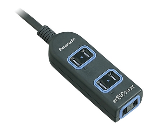 パナソニック ザ・タップX 3コ口 2m 黒 WHA2523BKP 1個(ご注文単位1個)【直送品】