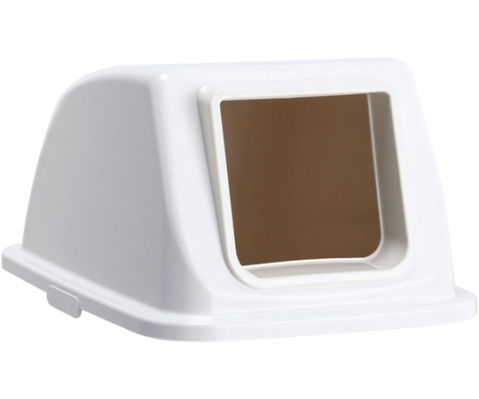 テラモト エコ分別カラーペールW90 蓋 白 オープン プラスチック DS-194-814-8 1個(ご注文単位1個)【直送品】