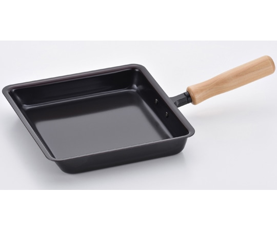 和平フレイズ 千歳 鉄 木柄玉子焼 18×18cm CS-014 1個(ご注文単位1個)【直送品】