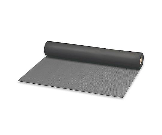 エスコ 1.2x2.0m/3.0mm ゴムマット(筋入・灰) EA997RA-51 1巻(ご注文単位1巻)【直送品】