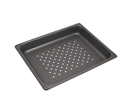 スギコ産業 スギコ 18-8 スーパーデラックスパン 穴明 ノンスティック加工 1/2サイズ H40mm SH-1521E40TP 1個（ご注文単位1個）【直送品】