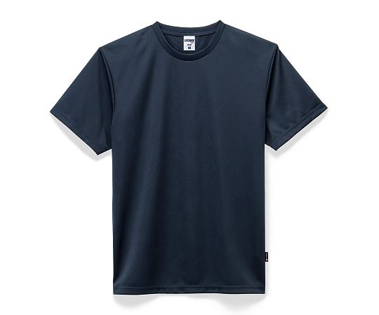 LIFEMAX 4.3オンスドライTシャツ(ポリジン加工) ネイビー XS MS1154-8 XS 1枚（ご注文単位1枚）【直送品】