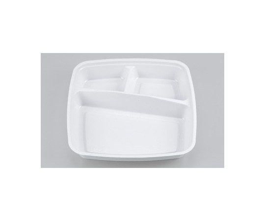 シーピー化成 プラスチック製 簡易食品容器 150×150×23mm BF-210-B ホワイト中仕切 50枚×24袋 01400021002300010 1ケース(ご注文単位1ケース)【直送品】