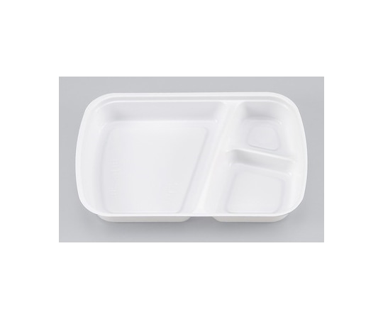シーピー化成 プラスチック製 簡易食品容器 186×126×23mm BF-211-B ホワイト中仕切 50枚×24袋 01400021102300010 1ケース(ご注文単位1ケース)【直送品】