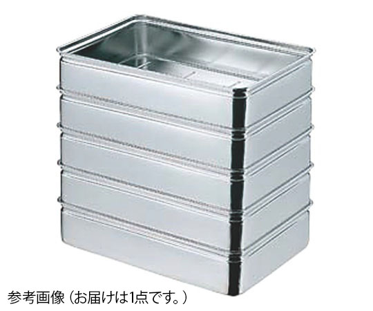 赤川器物製作所 AG 18-8番重バット 小 深型 1個(ご注文単位1個)【直送品】
