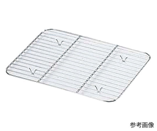 赤川器物製作所 18-8番重バット アミ 中 1個(ご注文単位1個)【直送品】