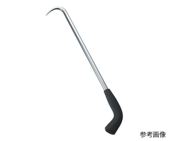 アズワン エマストラーゴム柄ステンレス手鉤 30cm  1個（ご注文単位1個）【直送品】