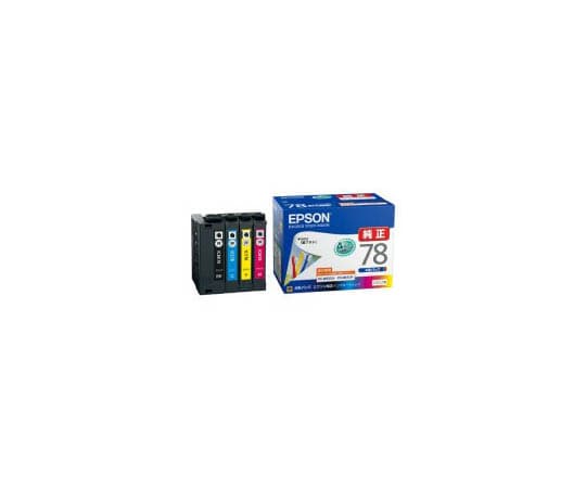 エプソン EPSONインクジェットプリンタ用 インクカートリッジ 4色セット IC4CL78 1箱(ご注文単位1箱)【直送品】