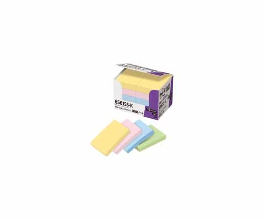 スリーエム Post-it 強粘着 パステル 混色 1箱(90枚×10パッド入) 6561SS-K 1箱(ご注文単位1箱)【直送品】