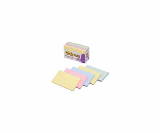スリーエム Post-it 強粘着 75mm×127mm 4色混色 1パック(90枚×5パッド入) 655-5SSAP 1パック(ご注文単位1パック)【直送品】