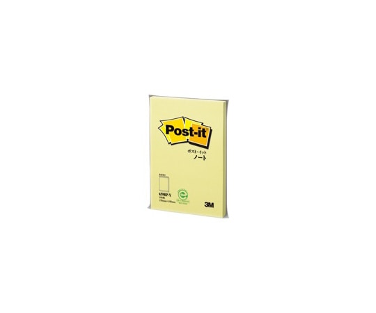 スリーエム Post-it 再生紙ノートイエロー 1パック(100枚×1パッド入) 659RP-Y 1パック(ご注文単位1パック)【直送品】