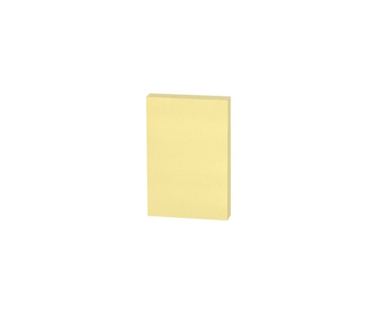 スリーエム Post-it 再生紙ノート イエロー 1箱(100枚×10パッド入) 6561-Y 1箱(ご注文単位1箱)【直送品】