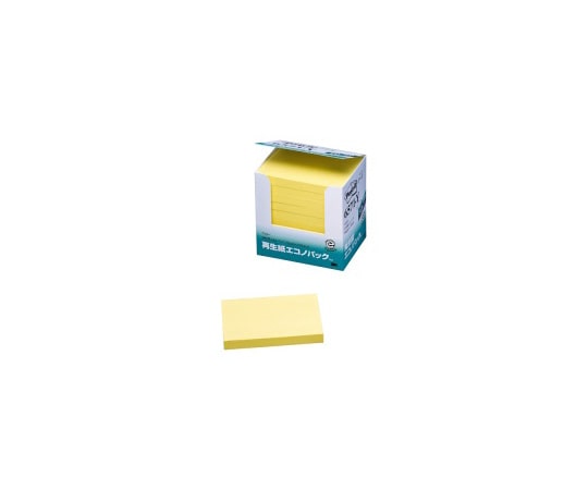 スリーエム Post-it エコノパック イエロー 1箱(100枚×10パッド入) 6571-Y 1箱(ご注文単位1箱)【直送品】