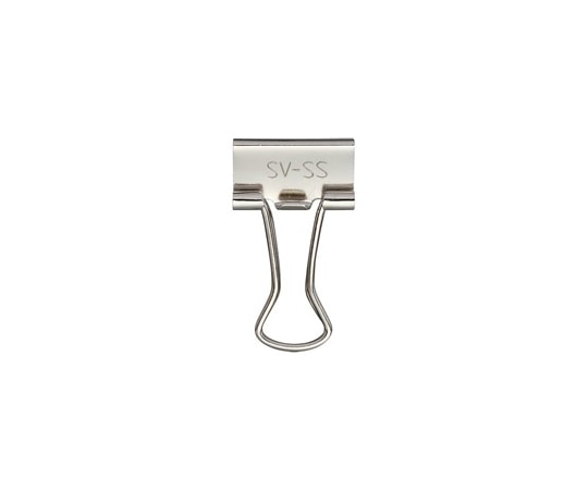 スマートバリュー ダブルクリップ シルバー 豆 100個 B553J-SS100 1箱(ご注文単位1箱)【直送品】