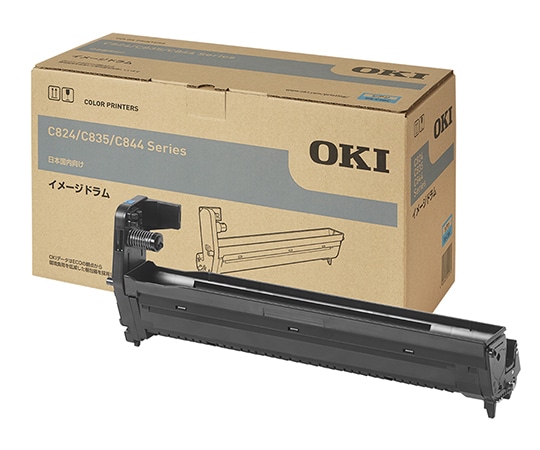 OKI カラーLEDプリンター ドラム シアン DR-C3BC 1個(ご注文単位1個)【直送品】
