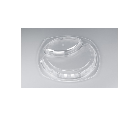 シーピー化成 プラスチック製 簡易食品容器  232×232×16mm BFカレー内11 嵌合蓋 U字穴 50枚×8袋 01413001100000035 1ケース(ご注文単位1ケース)【直送品】
