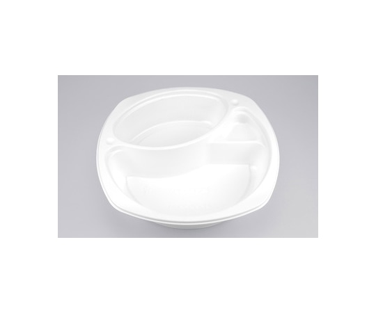 シーピー化成 プラスチック製 簡易食品容器  232×232×50mm BFカレー内11 ホワイト本体 50枚×8袋 01413001100300000 1ケース(ご注文単位1ケース)【直送品】