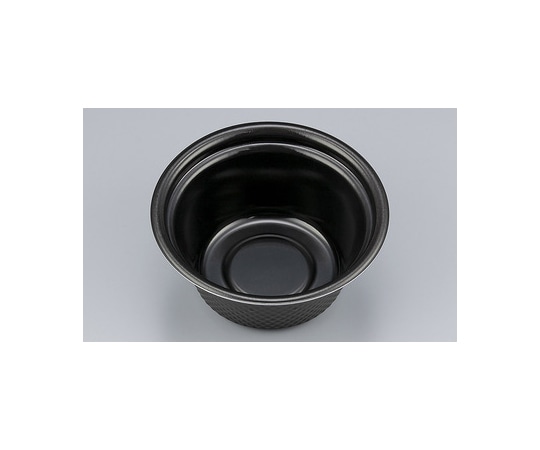 シーピー化成 プラスチック製 簡易食品容器  φ167×75mm TNパイン17 黒本体 50枚×12袋 03506001700080000 1ケース(ご注文単位1ケース)【直送品】
