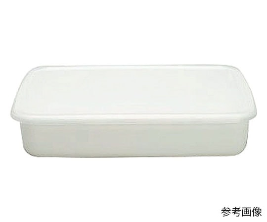 野田琺瑯 White Seriesレクタングル浅型 Sシール蓋付 WRA-S 1個（ご注文単位1個）【直送品】