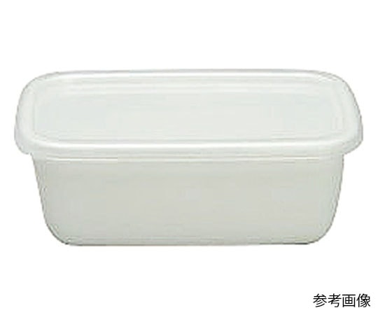 野田琺瑯 White Seriesレクタングル深型 Lシール蓋付 WRF-L 1個（ご注文単位1個）【直送品】