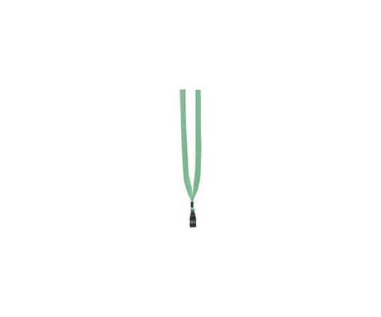 スマートバリュー 再生ループ式名札用ひも 黄緑 10本 B651J-YG 1パック(ご注文単位1パック)【直送品】