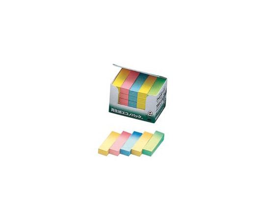 スリーエム Post-it 再生紙見出し 混色 1箱(100枚×25パッド入) 7001-GK 1箱(ご注文単位1箱)【直送品】
