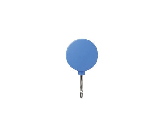 スマートバリュー マグネットフックミニ 可動 3kg 青 5個 B345J-B5 1箱(ご注文単位1箱)【直送品】