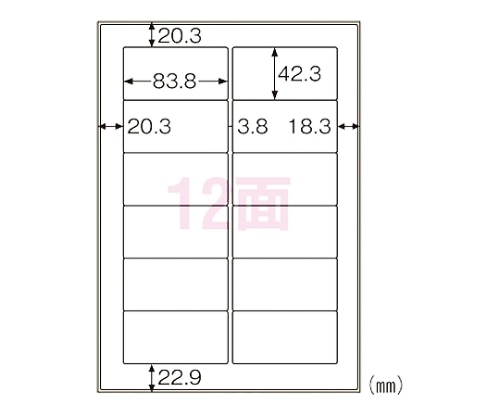 ヒサゴ 屋外用ラベル ホワイトフィルム 83.8×42.3mm 1冊(10枚入) 結露面対応 KLPC861S 1冊(ご注文単位1冊)【直送品】
