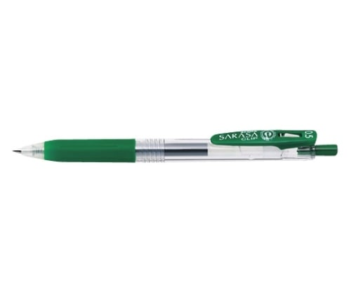 ゼブラ サラサクリップ インク色:ビリジアン ボール径:0.5mm JJ15-VIR 1本(ご注文単位1本)【直送品】