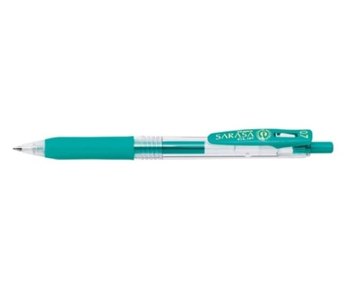 ゼブラ サラサクリップ インク色:ブルーグリーン ボール径0.7mm JJB15-BG 1本(ご注文単位1本)【直送品】