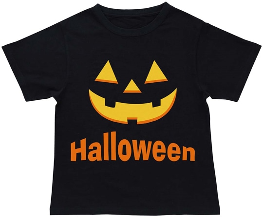 アズワン ハロウィン フェイスTシャツ スタッフ仮装 ブラック 37-37-9-2 1個（ご注文単位1個）【直送品】