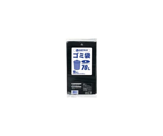 スマートバリュー ゴミ袋 LDD 黒 90L 200枚 N210J-90P 1箱(ご注文単位1箱)【直送品】