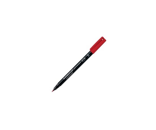 ステッドラー ルモカラー油性 超極細S レッド 313-2 1本(ご注文単位1本)【直送品】