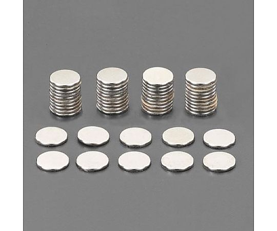 エスコ φ12x 1.0 mm マグネット/N極(粘着付/50個) EA781EE-34 1セット(ご注文単位1セット)【直送品】