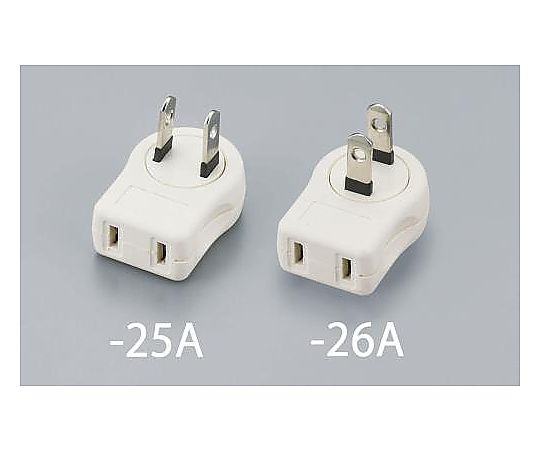 エスコ AC125V/15A L型タップ(縦形) EA940CD-26A 1個(ご注文単位1個)【直送品】