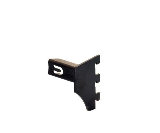ストア・エキスプレス ミニ角バー(14×24mm角)用差し込み式ブラケット ブラック 右 D3.5cm 61-43-13-1 1本(ご注文単位1本)【直送品】