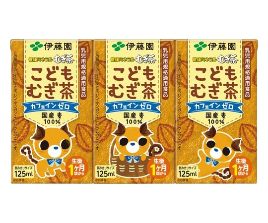 伊藤園 健康ミネラルこどもむぎ茶125mL紙パック 36本 18114 1ケース※軽(ご注文単位1ケース)【直送品】